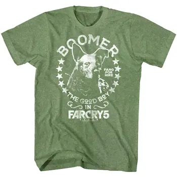 

Far Cry 5 New Dawn Boomer Fang For Hire Men's T Shirt Ubisoft Dog Good Boy