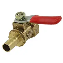 8 мм отверстие хвост OD 19/3" Женская резьба Пневматический шарик клапан