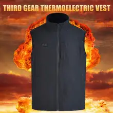 Зимний USB Инфракрасный нагревательный жилет, куртка, электрическая термальная одежда, жилет для женщин и мужчин, для прогулок, кемпинга, велоспорта