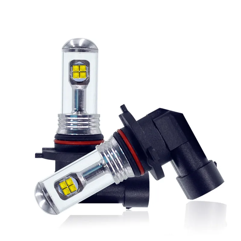 HCDLT 2PCS Universal 12V-24V Car Fog Lamp Bulb 6500K White H1 H3 H7 H8 H11 9005 9006 2525-8SMD Auto LED Driving Running Light (3)