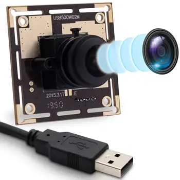 

5MP Wide Angle fisheye lens HD USB Webcam Surveillance High resoltuion CMOS OV5640 Free Driver digital Industrial Camera module