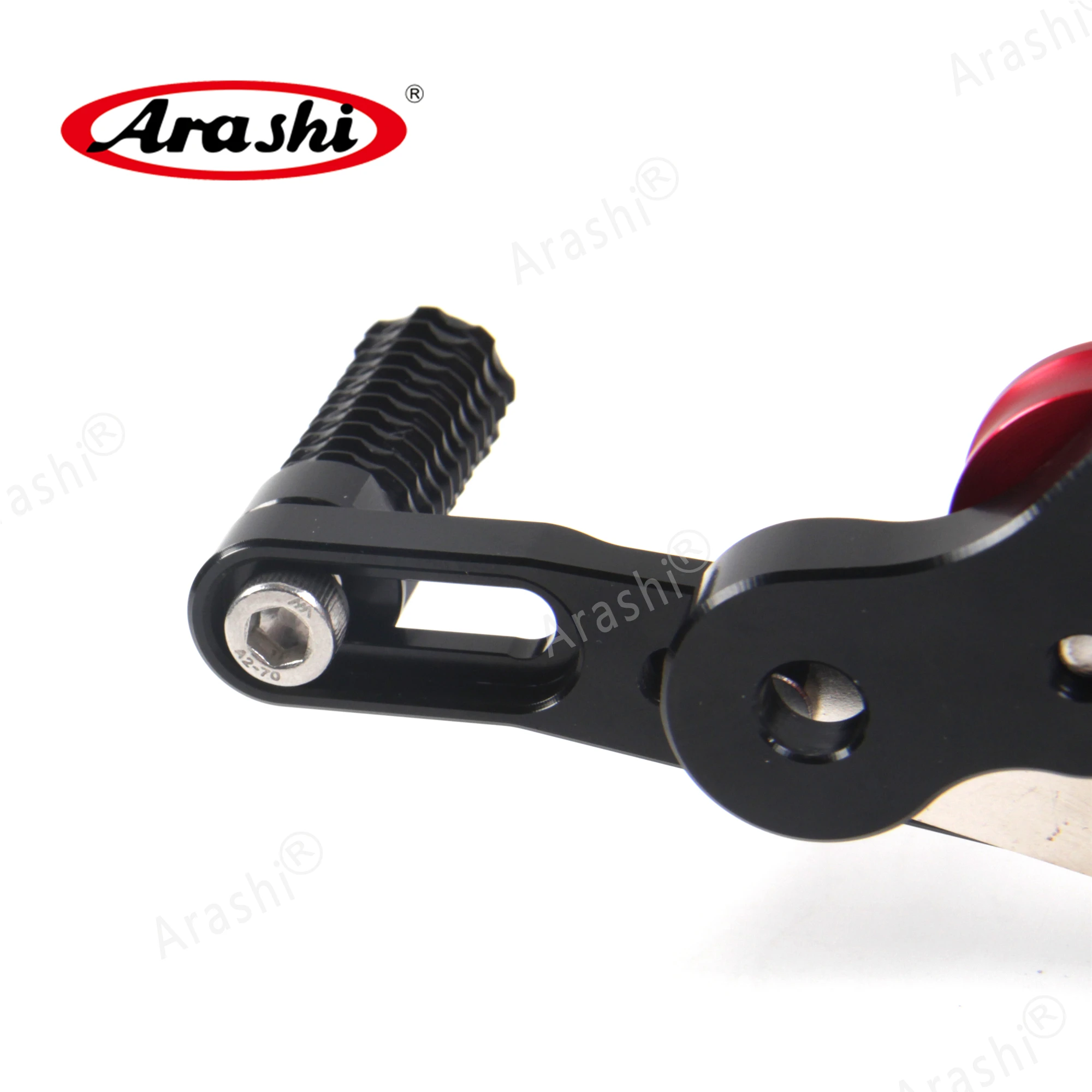 Arashi MT07 регулируемая подножка для ног для YAMAHA MT FZ 07 Rider задние наборы Rearset Подножка для ног алюминий