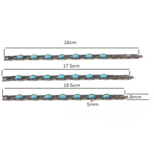 Ювелирные изделия Wollet браслет из нержавеющей стали для женщин серебро энергия кремнезема синий фиолетовый турецкий камень