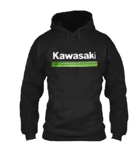 Для мужчин's высокое качество Для мужчин для Kawasaki гоночный мотоцикл Костюмы пуловер с рыцарем хлопчатобумажная Повседневная Толстовка М - Цвет: 3