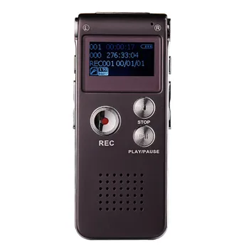 

8 GB Voice Digital Recorder USB Dictaphone Audio Voice Recorder With WMA/WAV/MP3/OGG Built-in Microphone