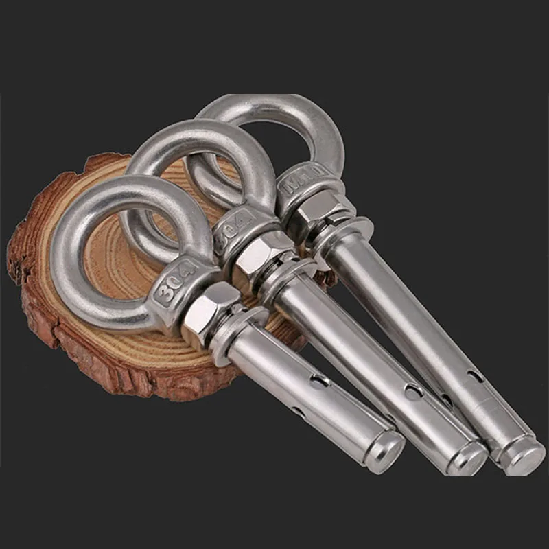 콘크리트 슬리브 앵커 리프팅 아이 확장 볼트 304, 스테인리스 스틸 A2-70, M10, 10mm