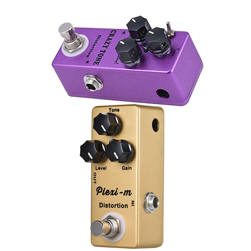 MOSKY 1 шт. CRAZY TONE RIOT Distortion Одиночная педаль эффектов для гитары True Bypass Guitar& 1 шт. Plexi-M электрогитара Distortion Ef