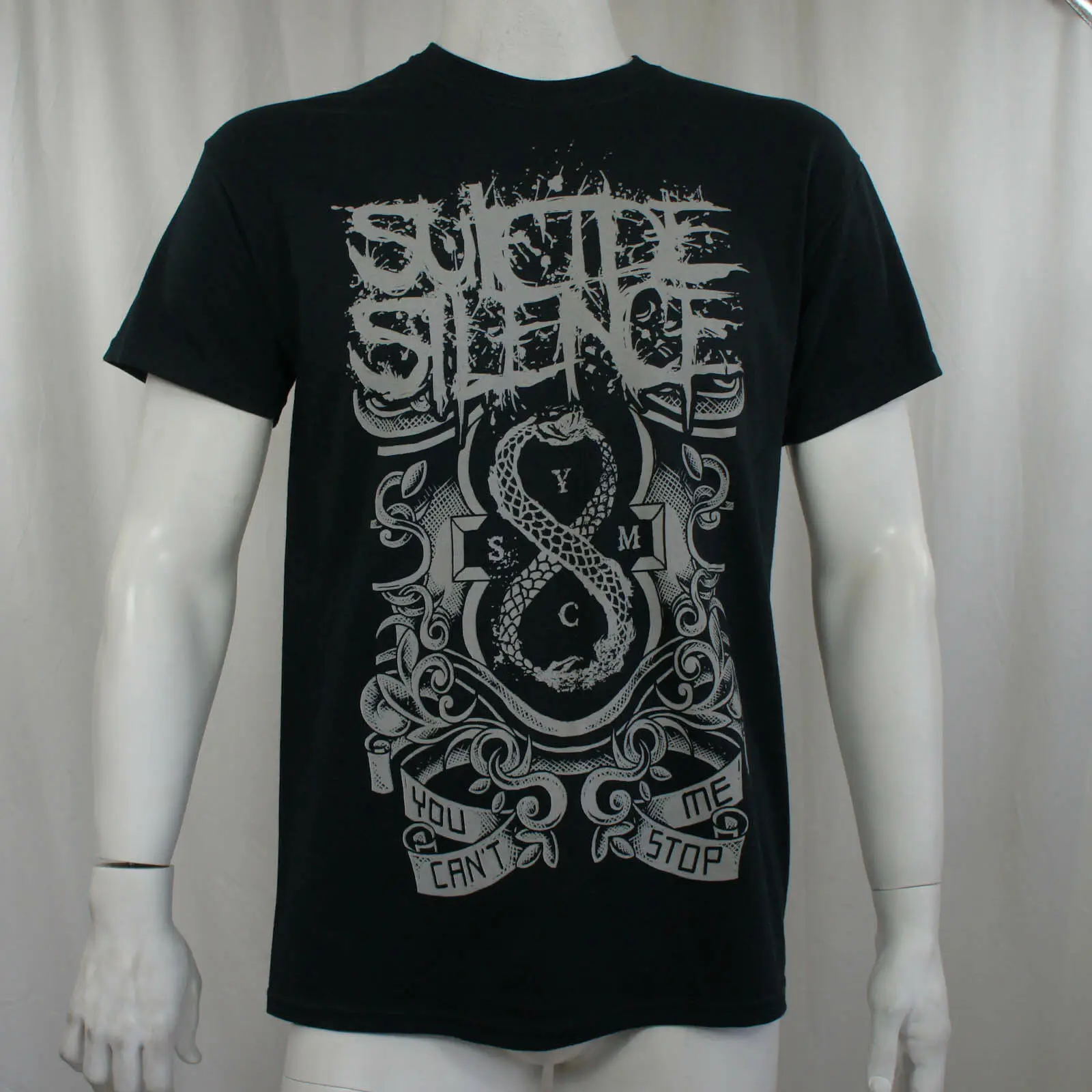 Аутентичная футболка со змеиным логотипом SUICIDE SILENCE You Can't Stop Me Размеры s m l xl Новинка