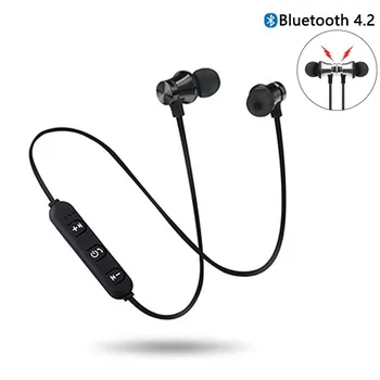 

Magnetic Wireless bluetooth Earphone Music headset Phone Neckband sport Earbuds Earphone with Mic For Xr Samsung Xiaomi iPhone