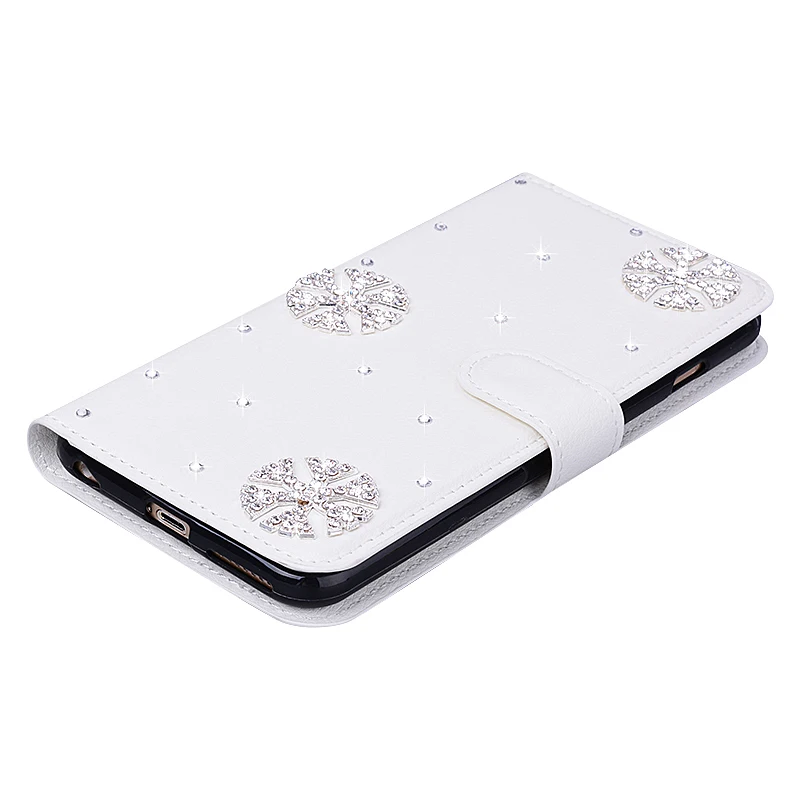 Рождественский подарок кожаный чехол флип бумажник карта чехол для huawei P20 P30 Lite Pro Honor 8 9 10 P8 Lite P9 Lite DIY Bling Coque