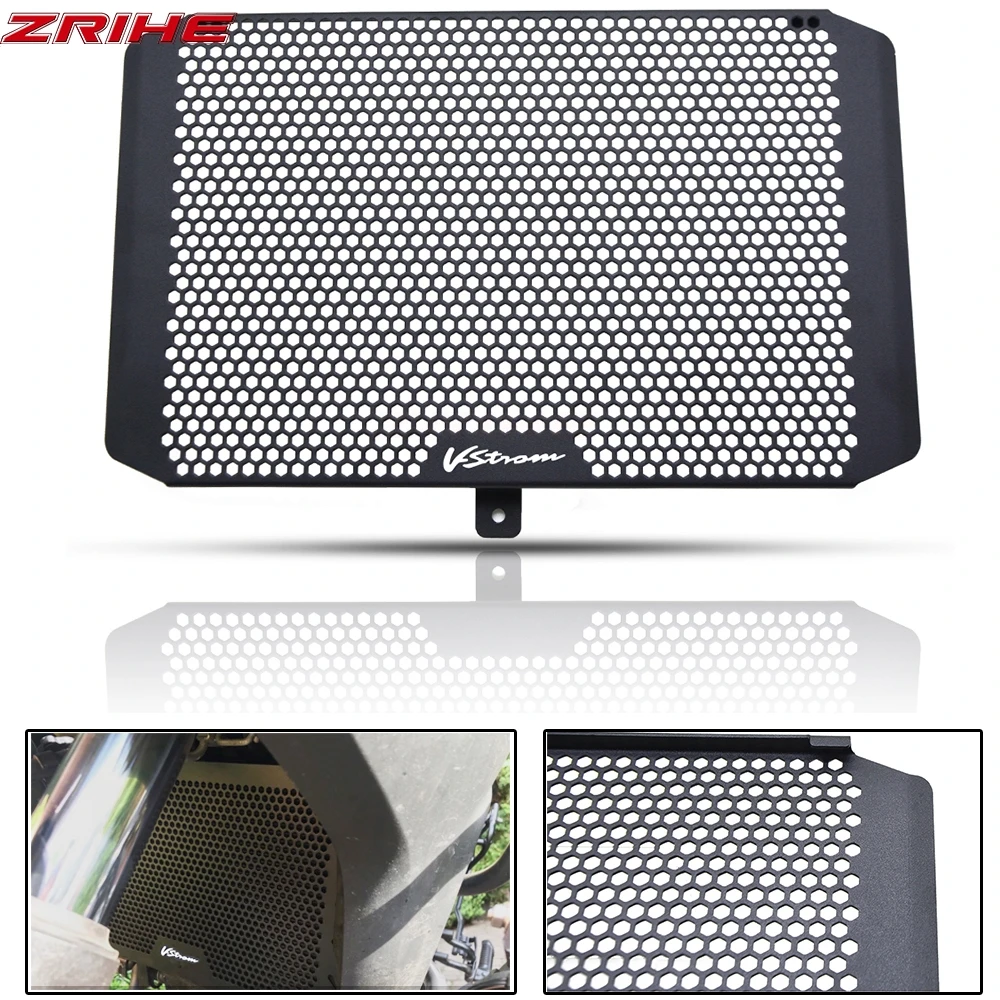 

New Style Motorcycle Accessories Radiator Guard Protector Grille Grill Cover FOR Suzuki V-Strom 650 GTA Radiator Guard 2017-2019
