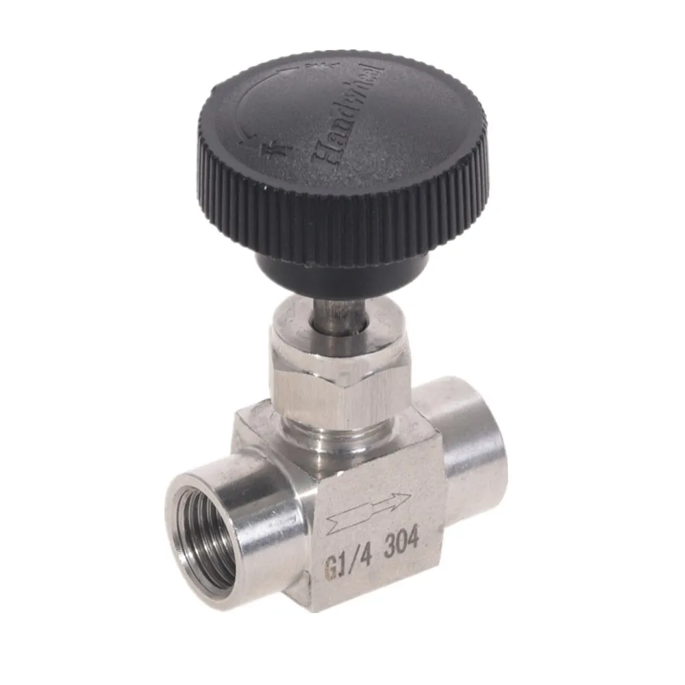 Tubo de válvula de aguja de acero inoxidable, rosca interna para agua, Gas y aceite, OD, 1/8 , 1/4, 1/2 , S304