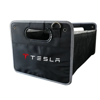

Car Styling Auto Accessories Trunk Storage Foldable Container Bags Box for Tesla Model 3 Model X Model Y Cybertruck