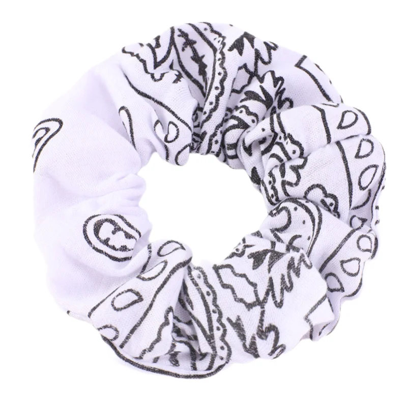 Soft Hair Scrunchies Cotton Elastic Hair Band Women Girls Ponytail Holder Accessories for Women