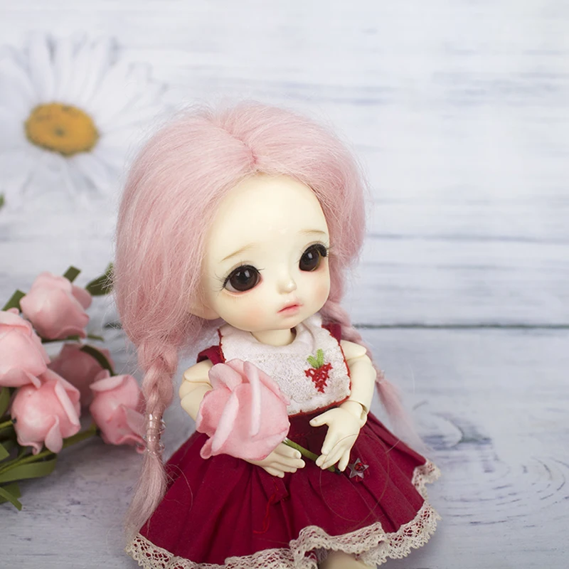 1/8 BJD кукла парик мохер материал для 5 до 6 дюймов окружность головы кукла голова