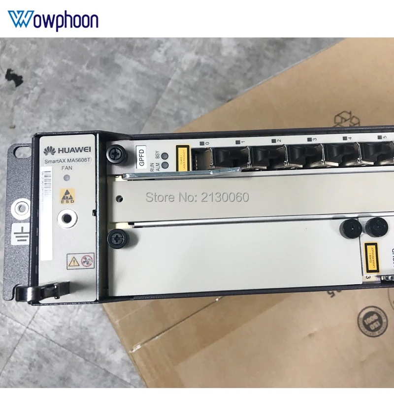 DHL huawei 1" дюймовый OLT GPON OLT MA5608T AC DC, 1* MPWC mpped плата питания, 1* MCUD 1G плата управления, GPBD GPFD C