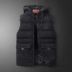 Мужской s пиджак без рукавов, жилет зима весна модные повседневные пальто мужские хлопковые теплые мужские жилеты мужские теплые жилеты