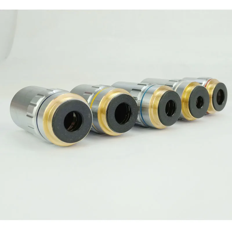US $41.40 Microscope Long Working Distance Flat Field Chromatic Aberration Objective Lens