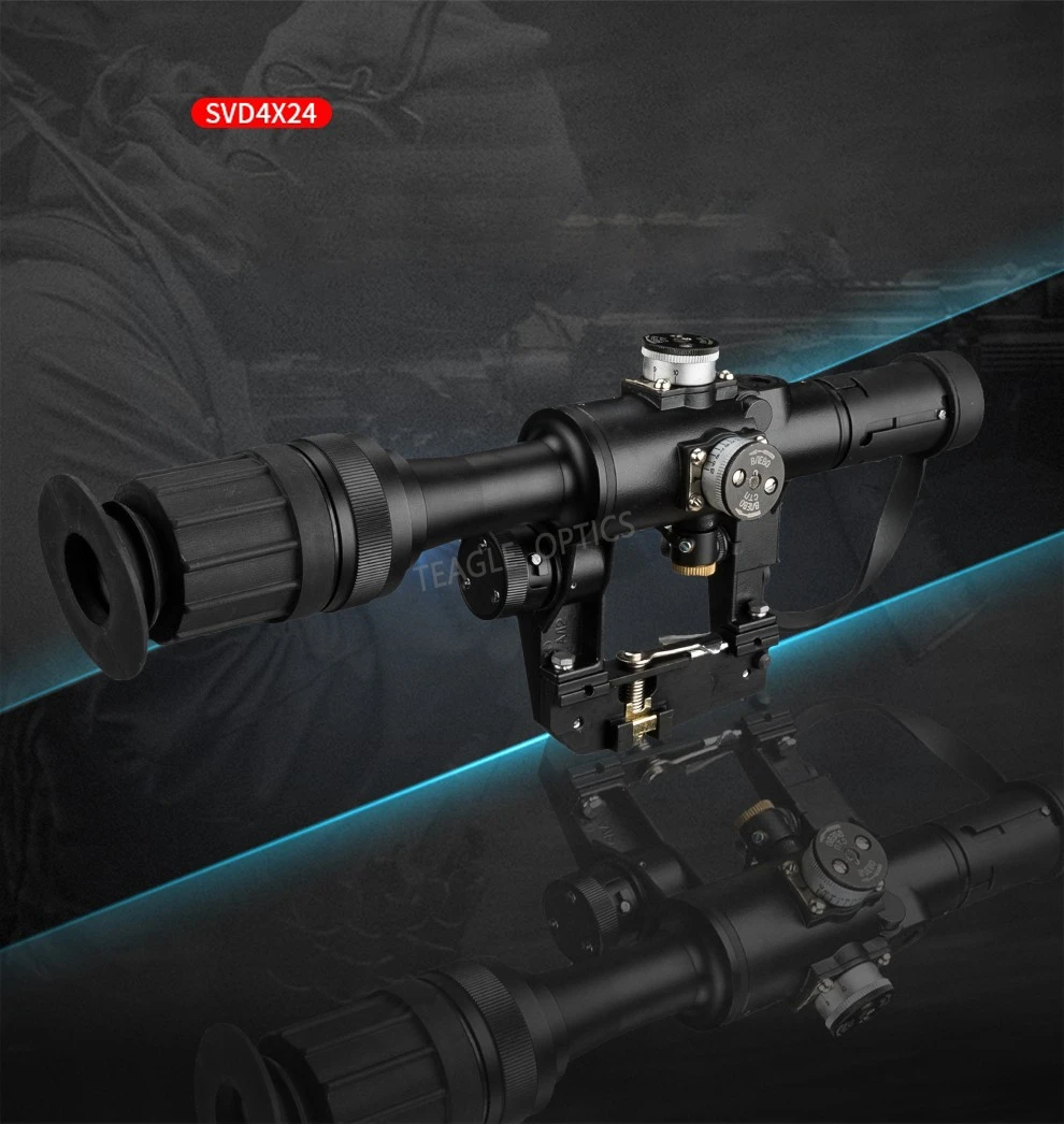 SVD 4x24 PSO Тип Прицел СВД снайперская винтовка серии автомат АК прицел для охотничий прицел для AK47