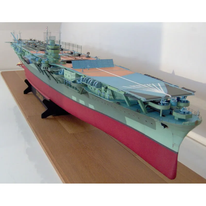 

Japanese Rui Aircraft Carrier (A4 Breadth) Zuikaku Paper Model Handmade DIY Paper Art Homework