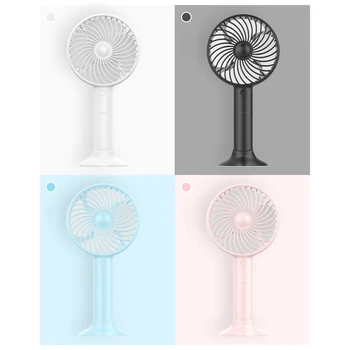 

3 In 1 Handheld Fan, Portable Independent 2000Mah Mobile Power Phone Holder USB Mini Fan
