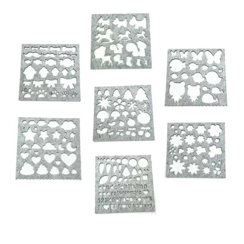 7pcs Wool Felt Needle Felting Craft Kit