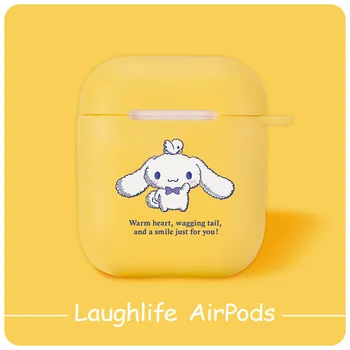 

Lanyard Rabbit Cherry Soft Silicone Case For Airpods 1/2 Candy Color Air Pod Wireless Bluetooth Headset Earphone Cover AirPod 2