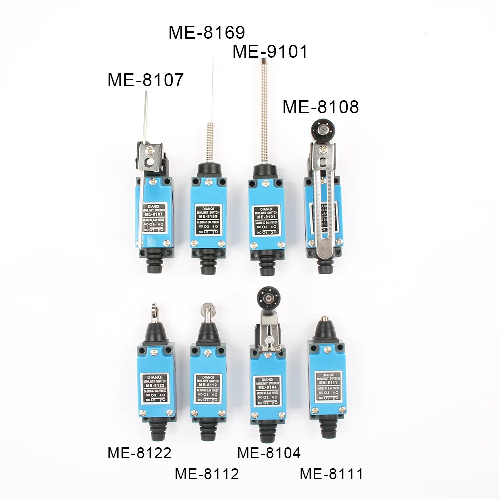 

TZ/ME-8108 8104 8107 8169 8122 8111 9101 limit switch Rotary Adjustable Plastic Roller Lever Arm Mini Limit Switch Waterproof
