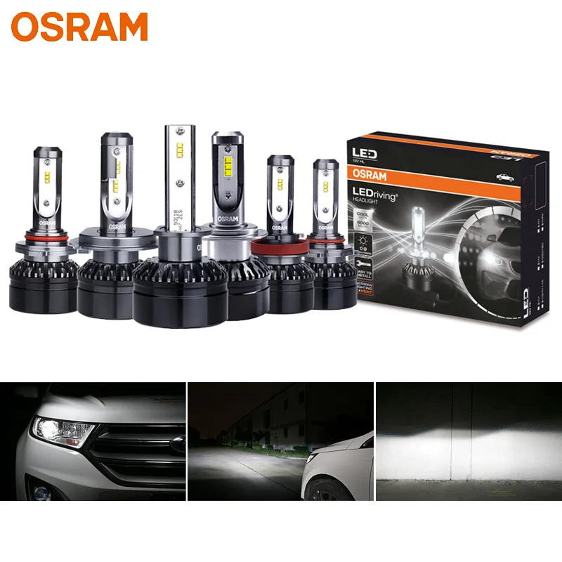 Лампа Ксеноновая OSRAM СВЕТОДИОДНЫЙ H1 H4 H7 H8 H11 H16 H1R2 HB2 HB3 HB4 9003 9005 9006 9012 фар автомобиля 12V светодиодный расклинивающий HL 6000K светодиодный авто лампы(двойная