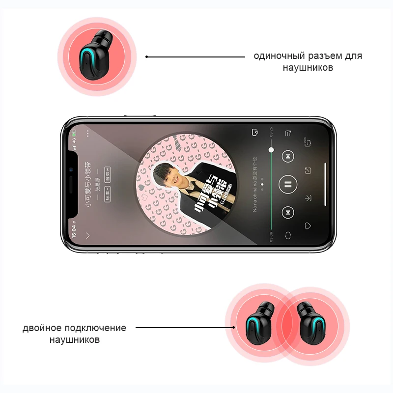 Светодиодный Bluetooth наушники с цифровым дисплеем Q32 Plus, игровая гарнитура для телефона, спортивные беспроводные наушники, HD вызов, наушники Blutooth 5,0