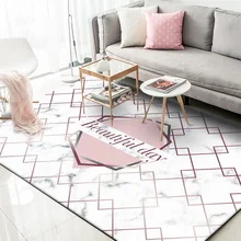 Ковер в скандинавскую мраморную полоску для гостиной, спальни, Детский ковер для ползания, коврик для кофейного столика, домашний большой ковер с 3D принтом