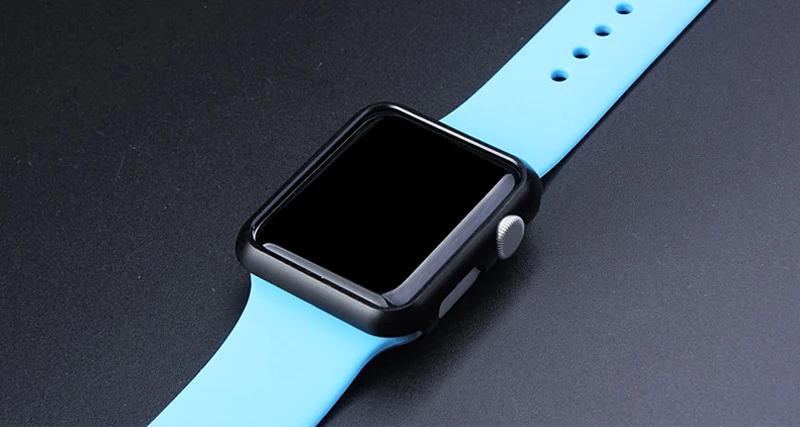 Металлический сплав бампер чехол для Apple Watch band 42 мм 38 мм наручные часы защитный чехол для iwatch 3 2 1 против царапин металлический каркас чехол