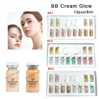 

DermaWhite Anti Aging BB Cream Glow Meso White Brightening Serum Niacinamide Natural Nude Make Up CC Foundation Korea Makeup Kit