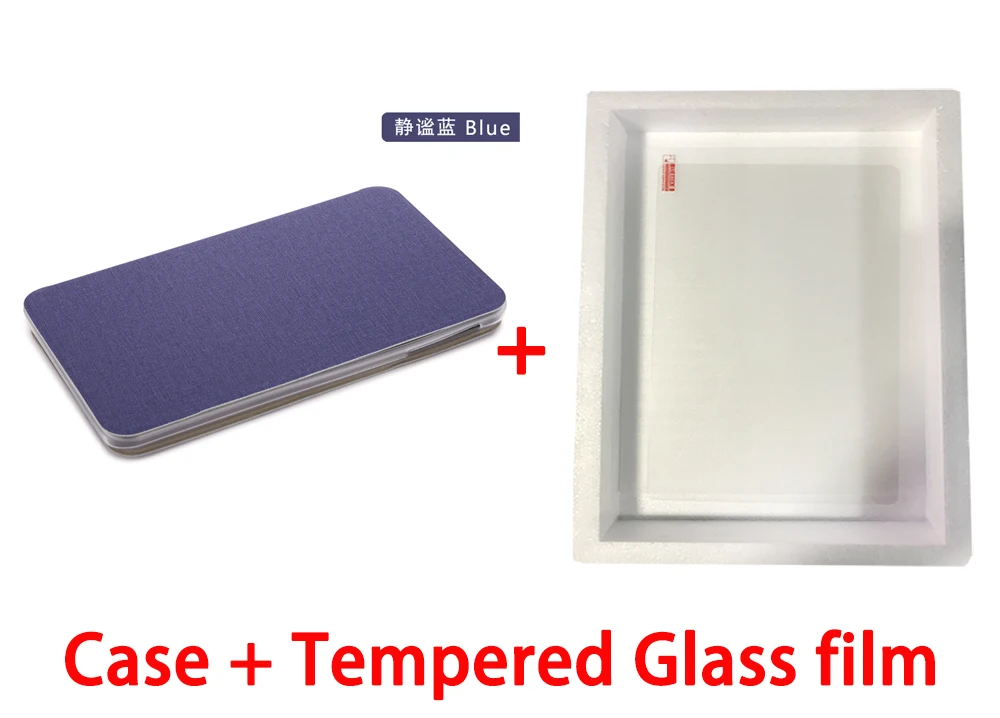 Чехол-подставка для Teclast M30 4G 10," Tablet PC новейший Защитный Чехол+ пленка gfits - Цвет: 1 blue-Tempered film