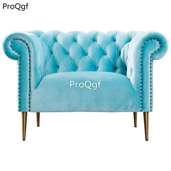 

Ngryise 1 set fashion tea shop skyblue luxurious sofa