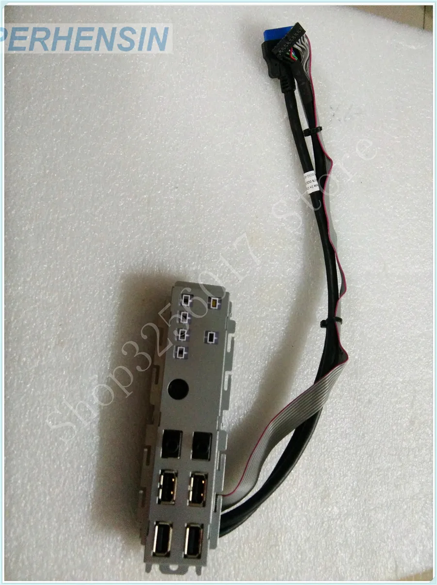 Per Dell Per Optiplex Sff 7010 9010 Pannello I/O Anteriore Usb / Audio Con Cavi Gvj4G Muslimate