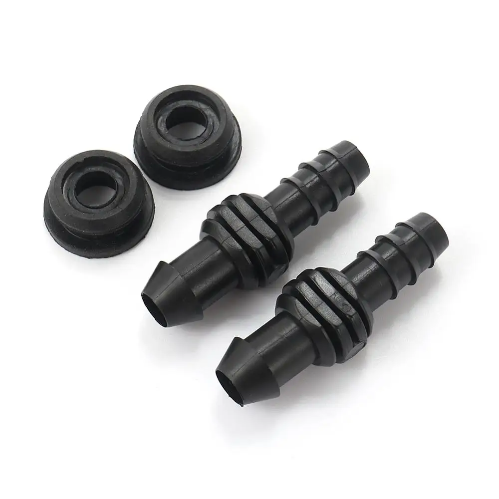 

DN12 barbed bypass connector with rubber Sealing Ring PE/PVC Hose Connector Drip Irrigation System Connect 10pcs