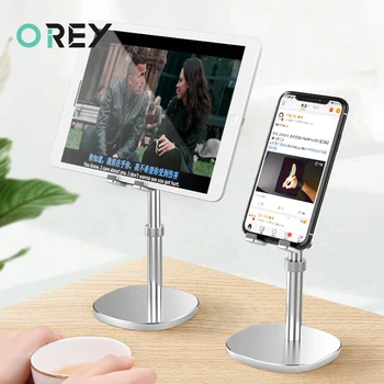 

Portable Desk Mobile Phone Holder Stand For iPhone iPad Adjustable Metal Desktop Tablet Holder Universal Table Cell Phone Stand