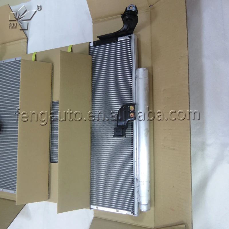 size 627*528.2*16MM auto ac condenser for toyota prado