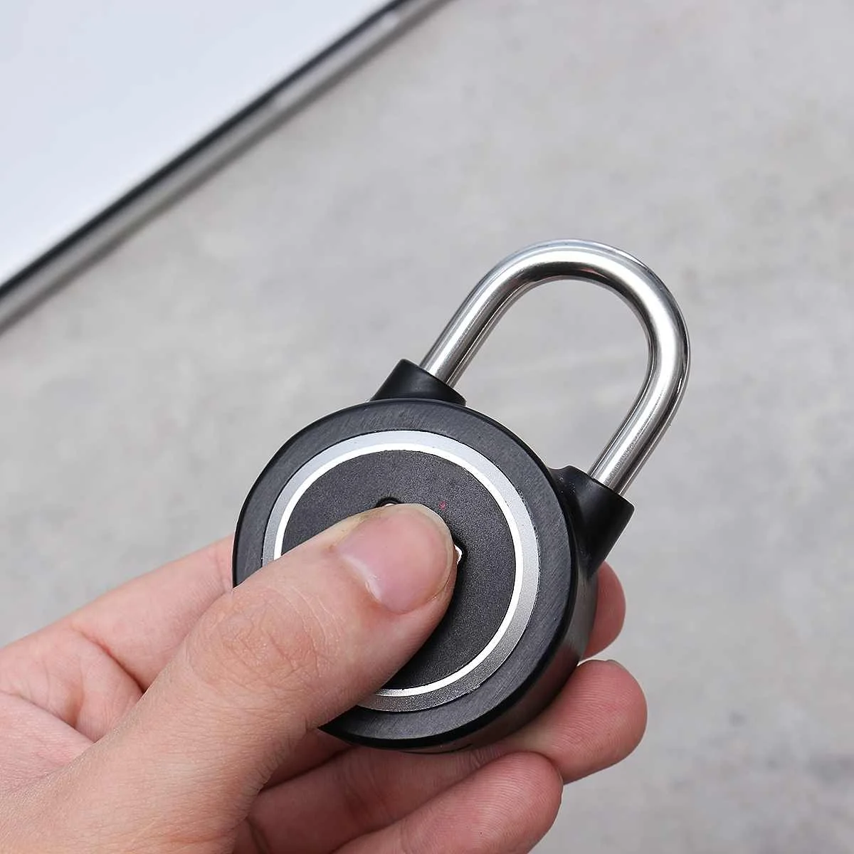 Водонепроницаемый БЕСКЛЮЧЕВОЙ портативный Bluetooth умный замок для отпечатков пальцев замок Противоугонный приложение контроль зарядки двери навесной замок для шкафов