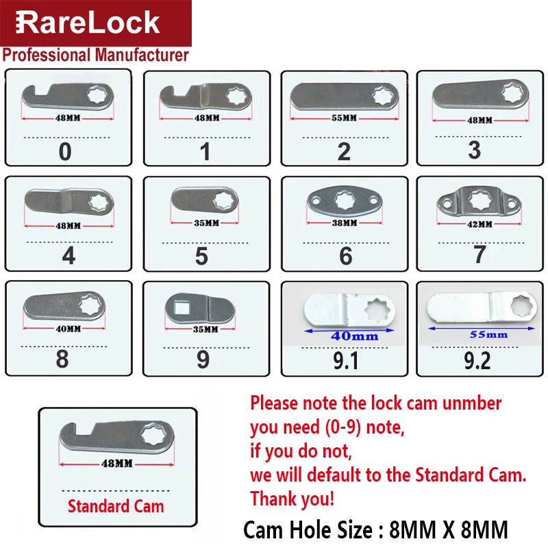 HSeaMall Serrure de came darmoire de tiroir de cabinet dacier inoxydable de serrure de boîte aux lettres de sécurité avec les mêmes clés 20mm Drawer lock 