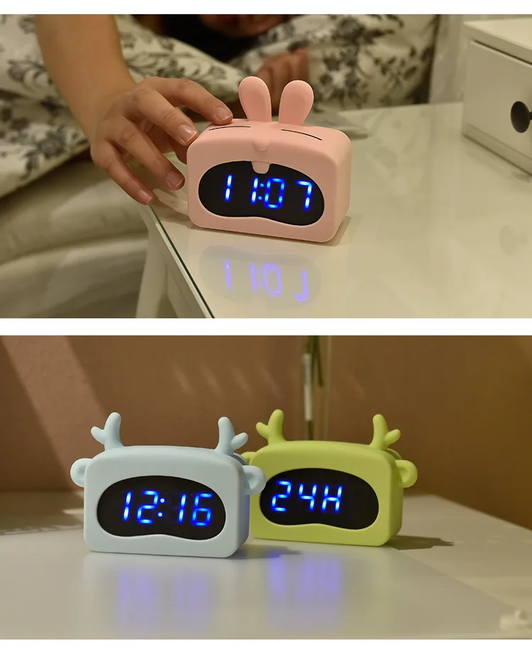 Students Electronic Clock So Cute Alarm Clock Manufacturers Direct Selling Cross Border Supply of Goods Currently Available Whol
