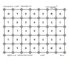 10PCS Th 5th Generation Marking Grid Paper For Head Body Eye Lattice Radio Frequency Beauty Paper 4
