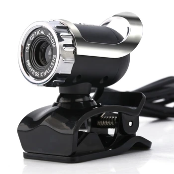 

HD 12 Megapixels USB2.0 Webcam Camera with MIC Clip-on for Computer PC Laptop Professional Drop Shipping