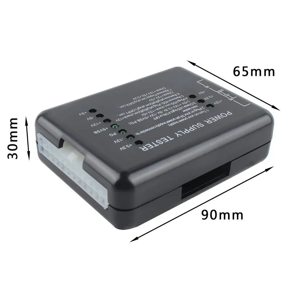 Тестер источника питания светодиодный 20/24 Pin для PSU ATX SATA Тестер HDD Checker Meter измерение для ПК Compute