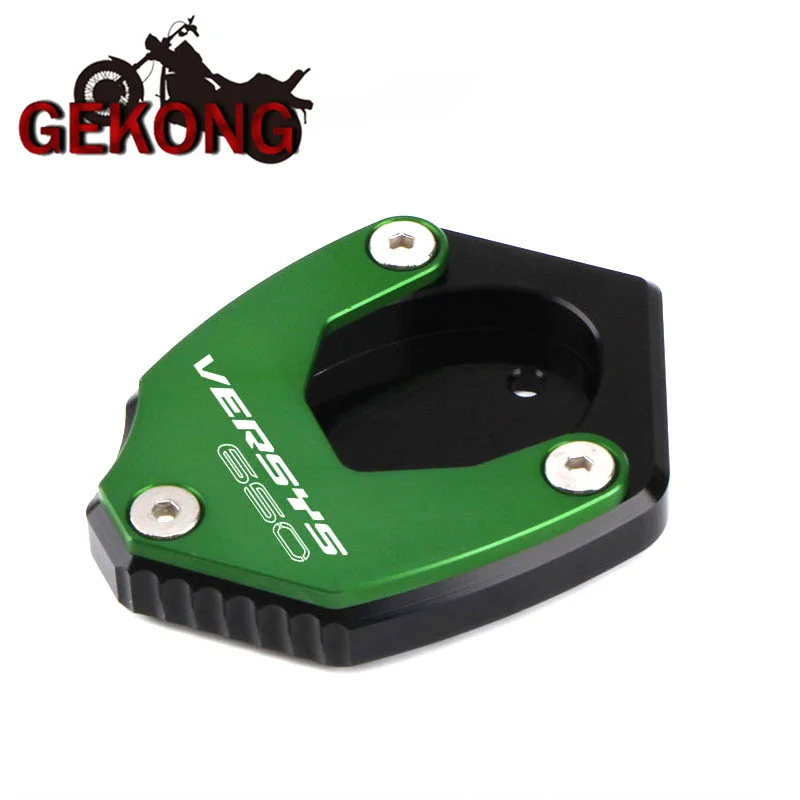 Motorcycle kickstand motorcycle kickstand pad motorcycle kickstand extender for versys650 2010 -