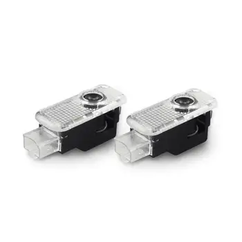 

2x LED Car Welcome Door Light Ghost Projector Lamp for Audi A3 8P A4 B6 B8 A1 A6 C5 A5 A8 A7 Q3 Q5 Q7 Sline Courtesy Lights