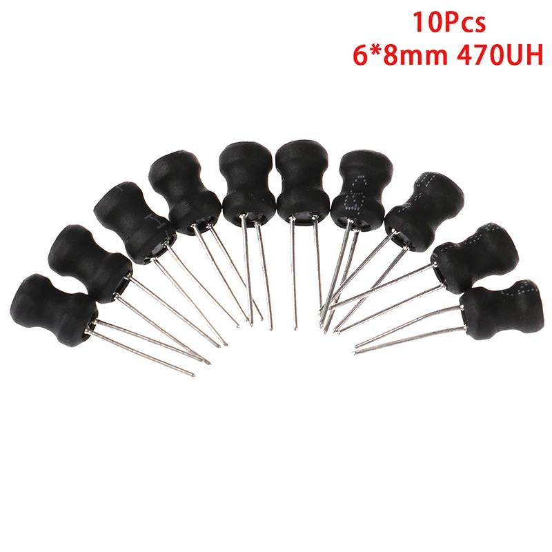 10 шт./лот Мощность индуктор DIP 6*8 мм 470uH 2,5*0,8 см
