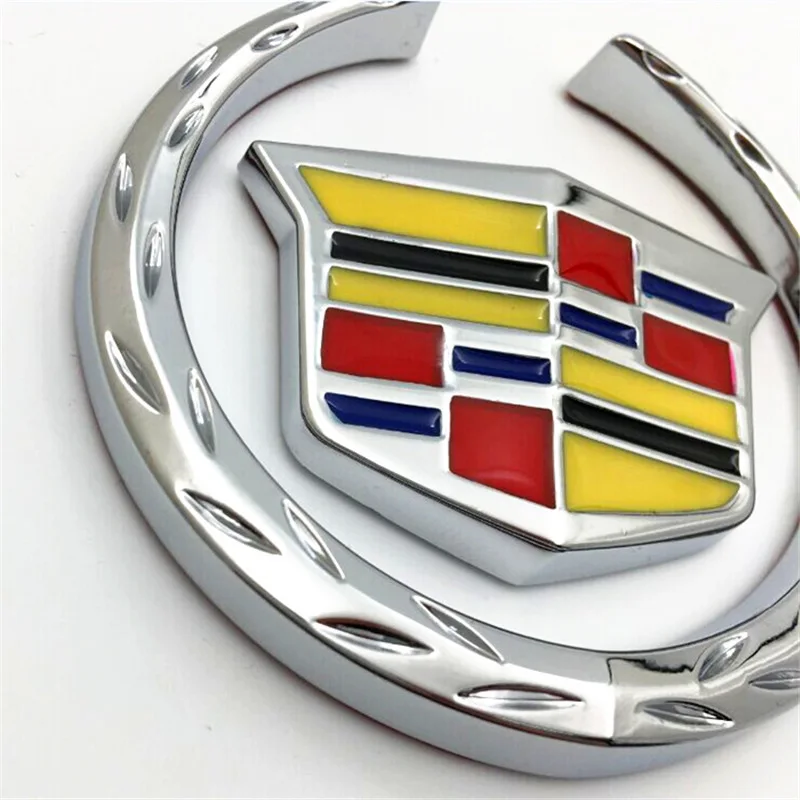 Подходит для Cadillac металлический логотип SRX боковая этикетка ats c ts xts c Колонка стерео автомобильный логотип Пшеница стандартный логотип автомобиля