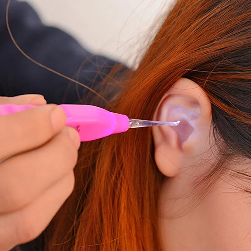 LED Baby Safety Ear Picker Ear Curette Ear Scoop Ear Cleaning Tools Home Health Care ZG88